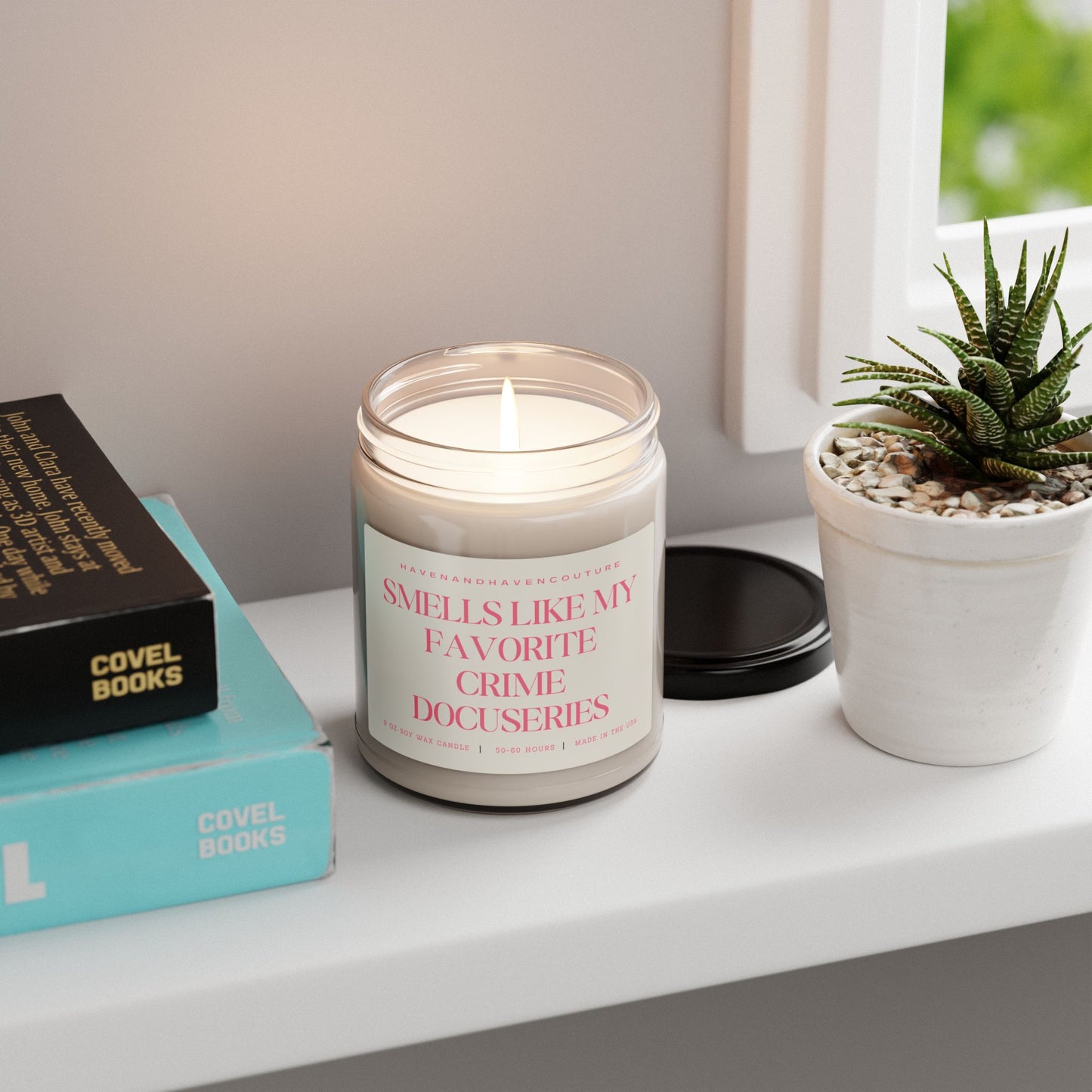 Smells Like My Favorite Crime Docuseries - 9oz Candle for True Crime Fans