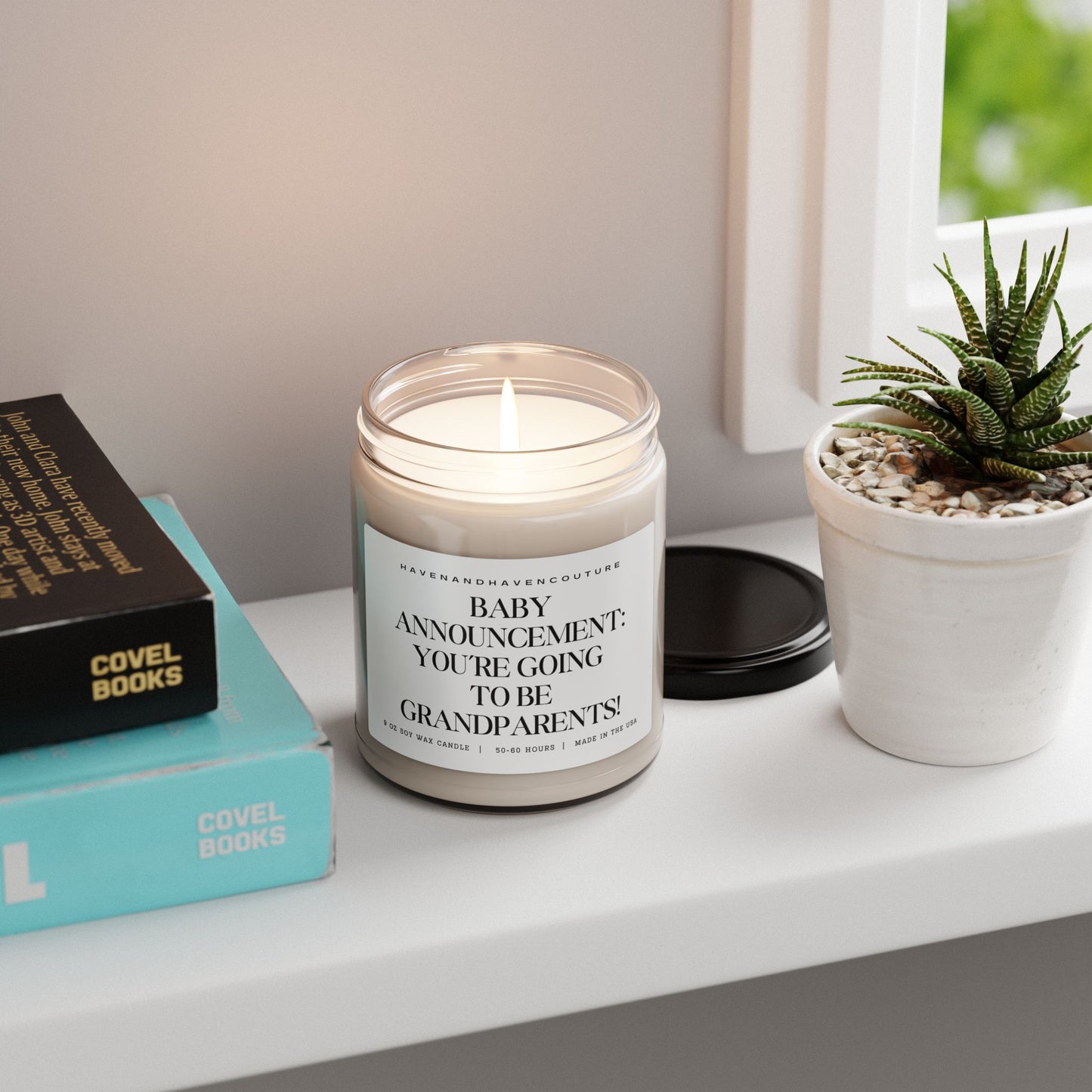 Baby Announcement: You're Going to Be Grandparents! 9oz Pregnancy Reveal Candle