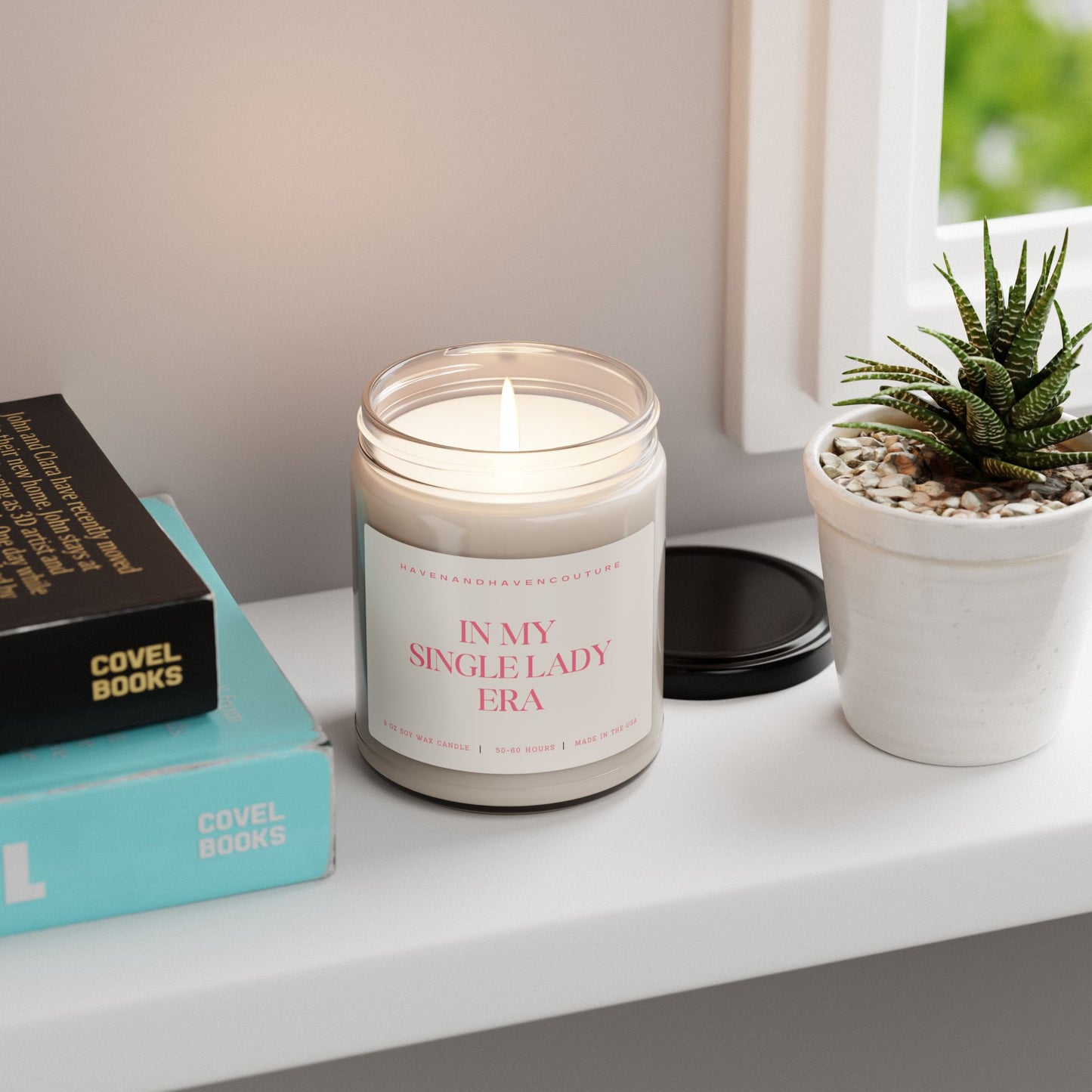 In My Single Lady Era Scented 9oz Soy Candle - Independent Woman- Single Era- Empowered- Self Love- Gift for Single Friend - Soy Candle