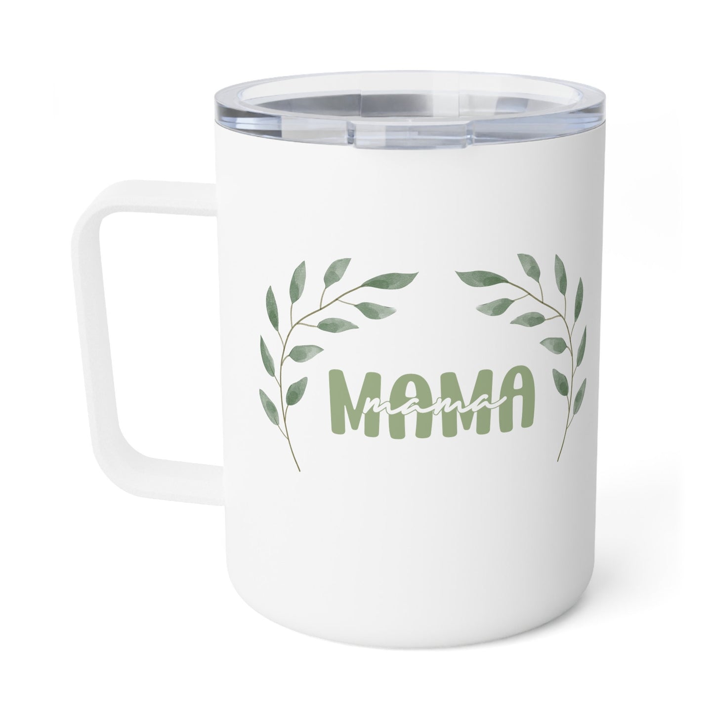 Mama Insulated Coffee Mug 10oz - Momtok- relatable mom- mom life mug- mom aesthetic- gift for mom- new mom gift- coffee mug- tea mug