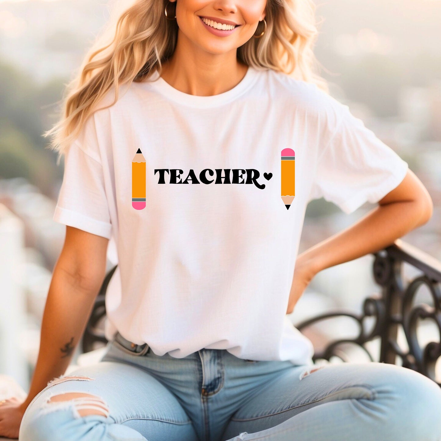 Teacher t-shirt- Teacher appreciation- Teaching assistant- Teaching tiny humans- Teacher casual wear- Gift for teacher- Best teacher