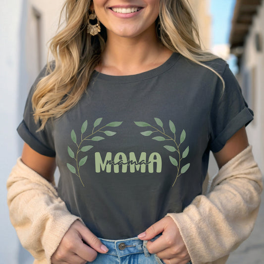 Mama t-shirt- momtok- relatable mom- mom life t-shirt- mom aesthetic- mom casual wear- gift for mom- new mom- cozy t-shirt- mom wear