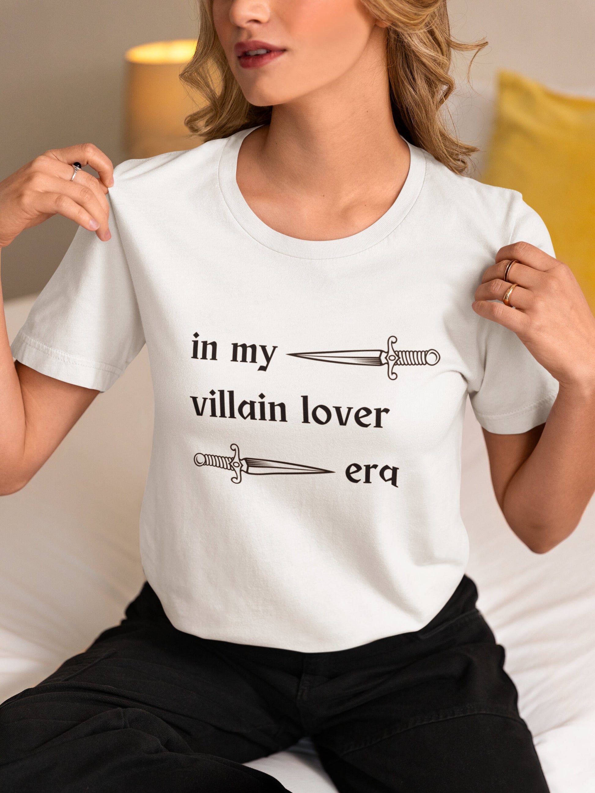 In My Villain lover Era t-shirt- Booktok- Book lover- reader- Dreamer- Gift for her- Gift for him- dark romance- spicy romance- spicy book