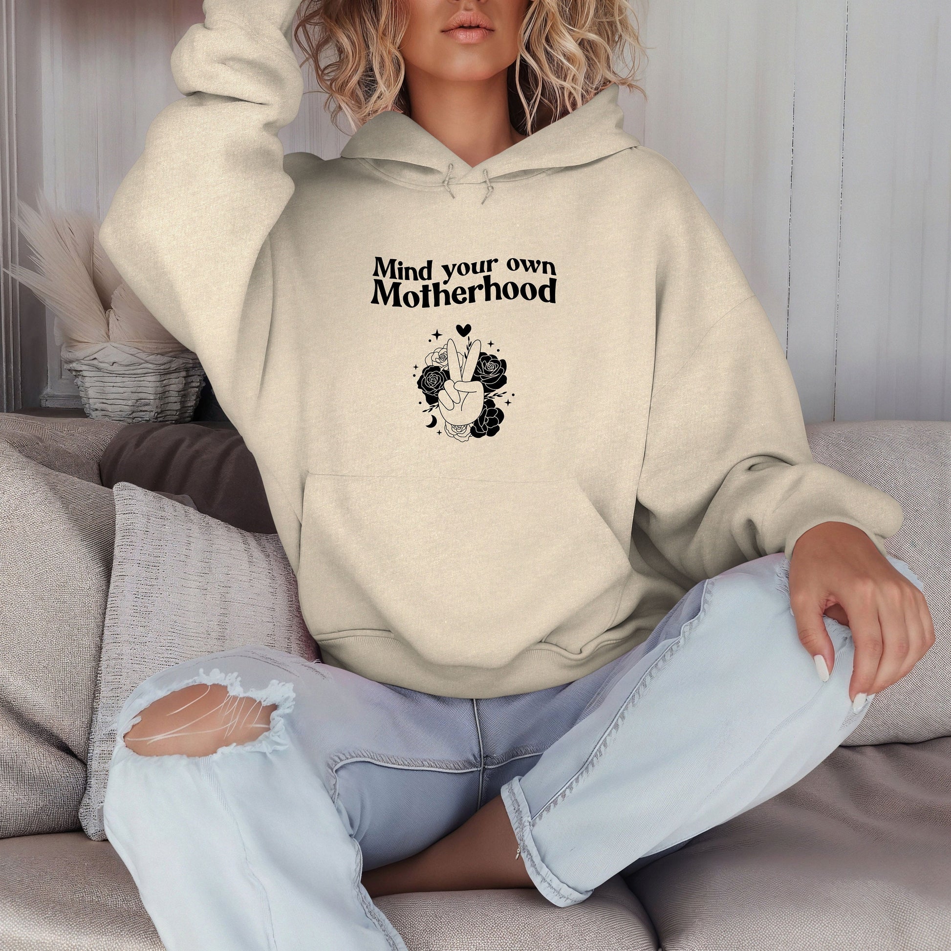 Mind your own Motherhood- Momtok- Mom hoodie- Mom aesthetic- mom casual- new mom- gift for moms- sassy mom- funny mom hoodie- unqiue hoodie