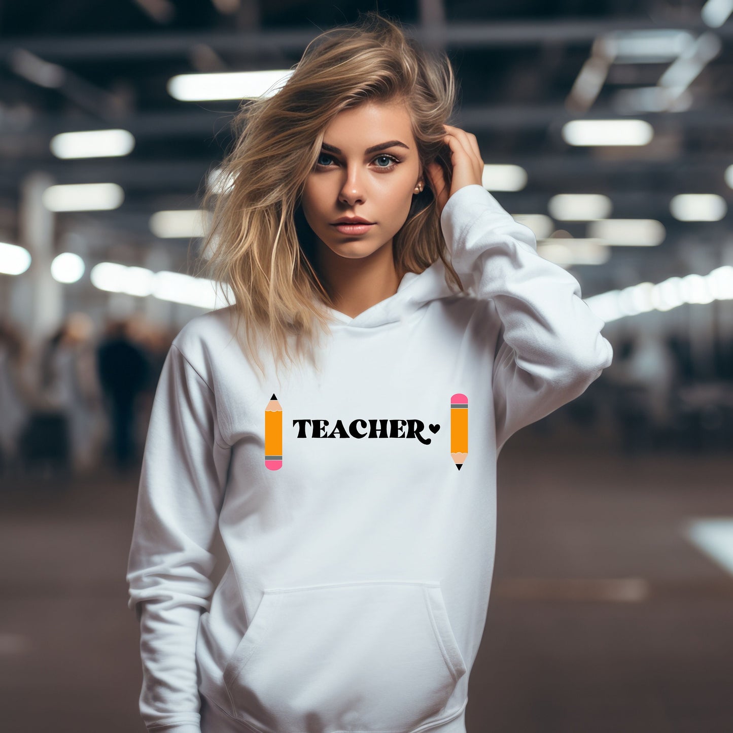 Teacher Hoodie- Teacher appreciation- Teaching assistant- Teaching tiny humans- Teacher casual wear- Gift for teacher- Best teacher