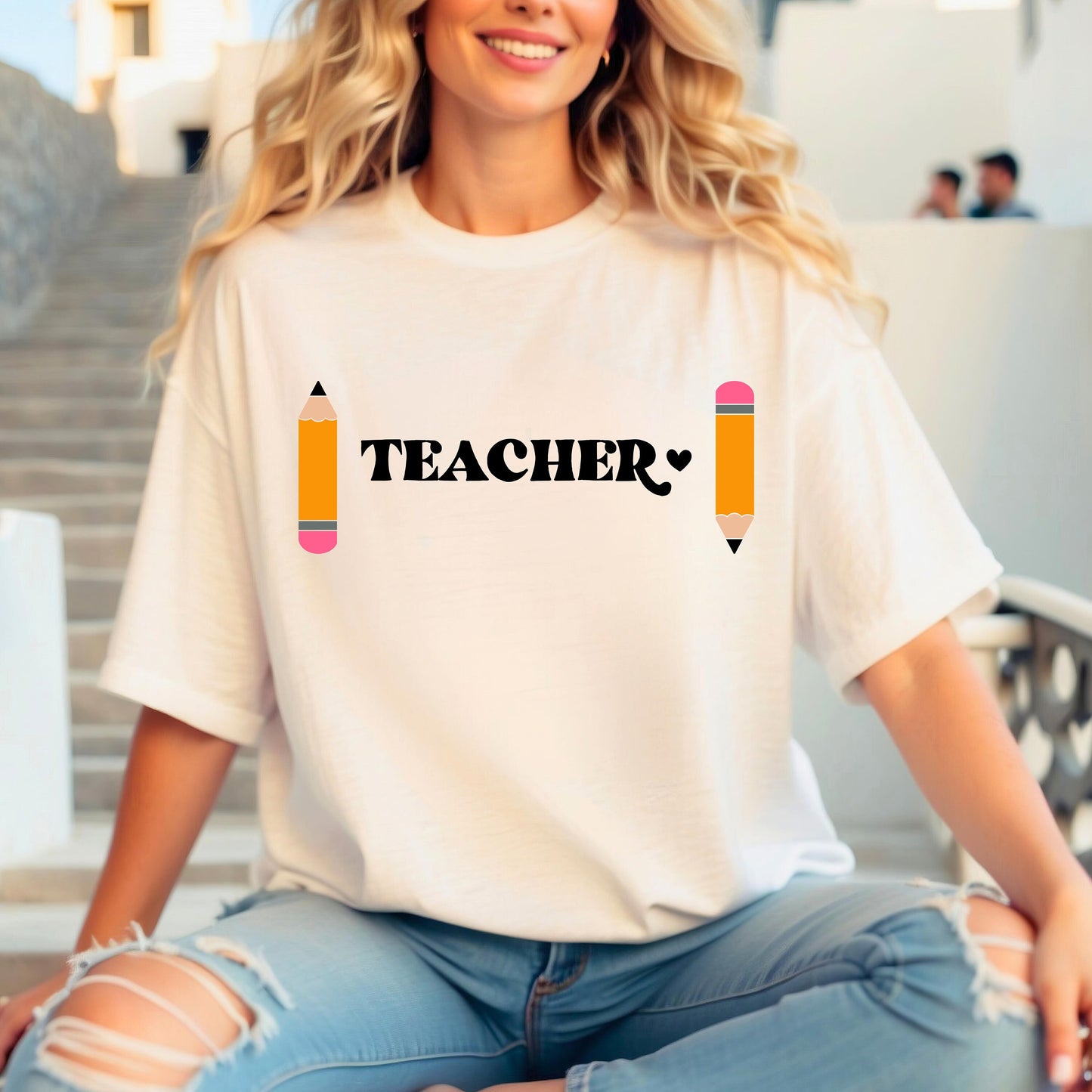 Teacher t-shirt- Teacher appreciation- Teaching assistant- Teaching tiny humans- Teacher casual wear- Gift for teacher- Best teacher