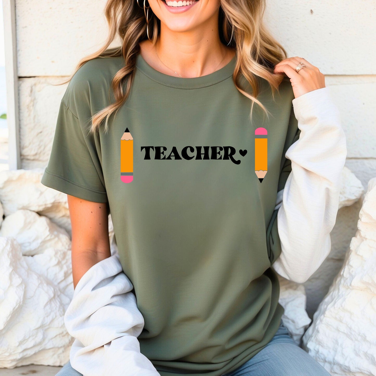 Teacher t-shirt- Teacher appreciation- Teaching assistant- Teaching tiny humans- Teacher casual wear- Gift for teacher- Best teacher