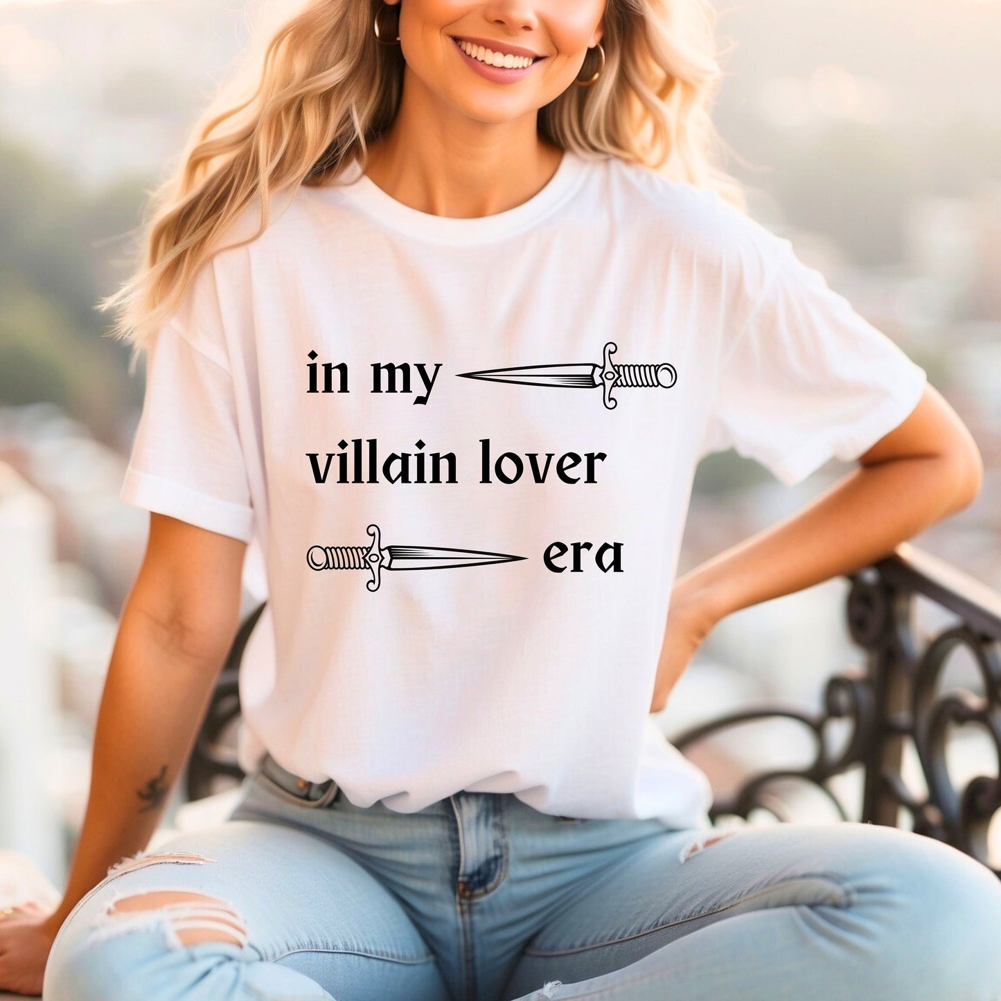 In My Villain lover Era t-shirt- Booktok- Book lover- reader- Dreamer- Gift for her- Gift for him- dark romance- spicy romance- spicy book