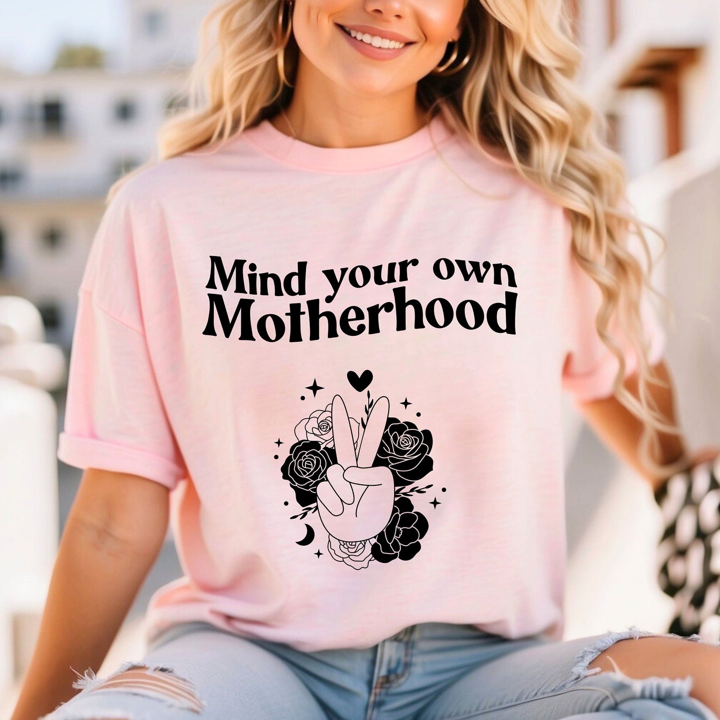 Mind your own Motherhood t-shirt- Momtok- Mom wear- Mom aesthetic- mom casual- new mom- gift for moms- sassy mom- funny mom t-shirt