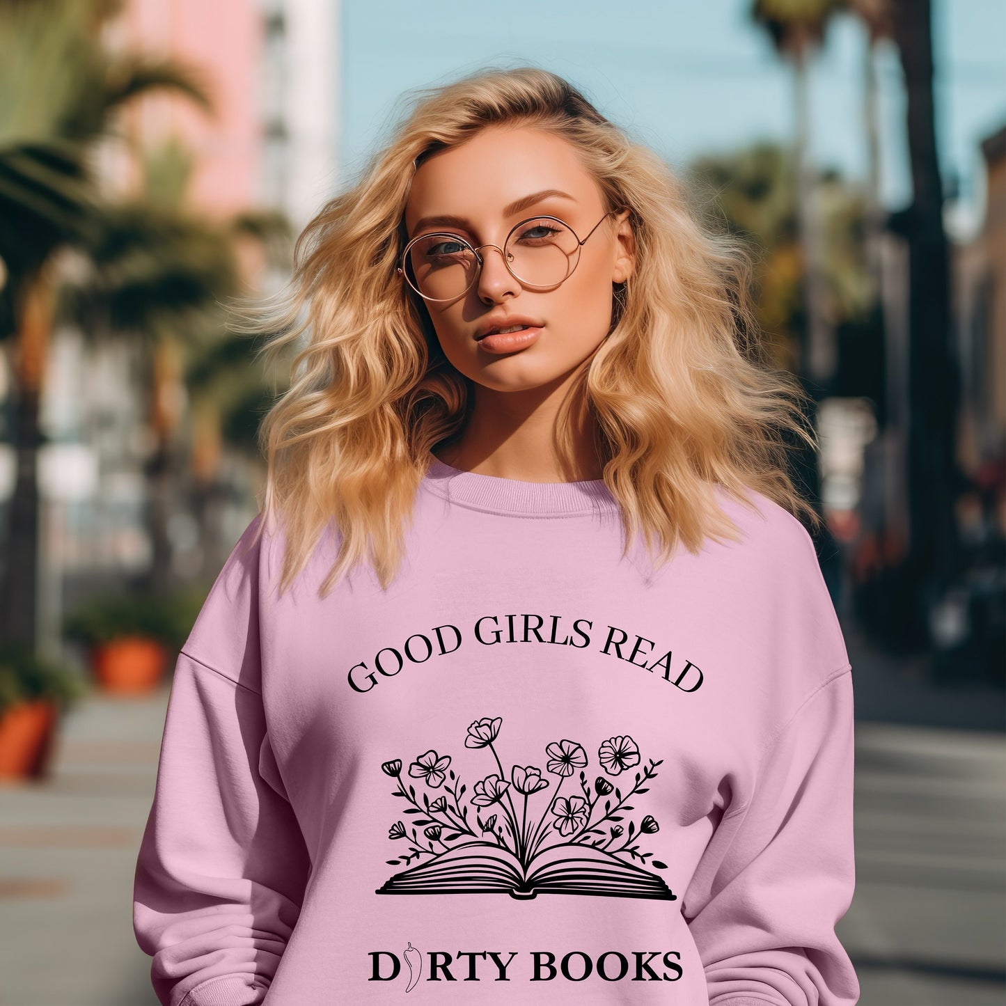 Good Girls Read Dirty Books sweatshirt- Booktok- book lover- Smut reader- romance reader- cozy hoodie- smut hoodie- gift for her-Smut lover