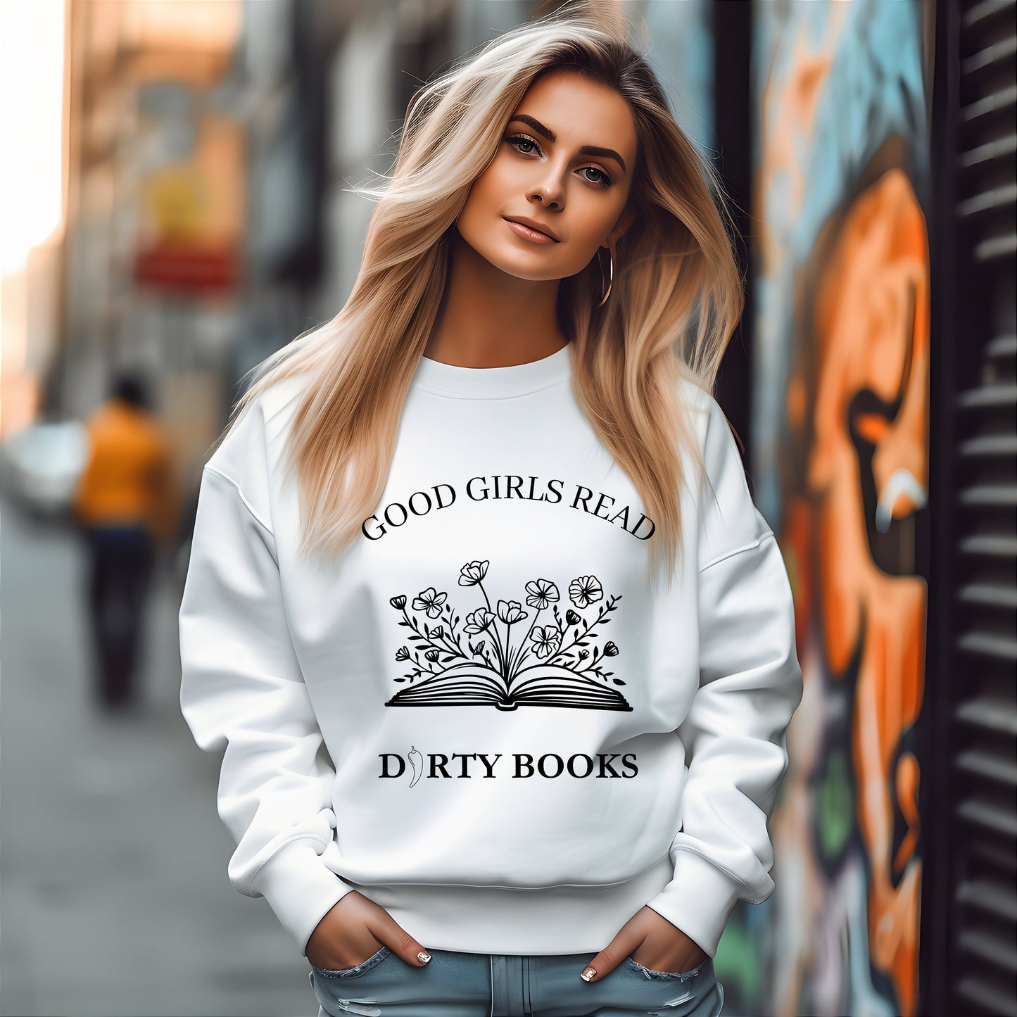 Good Girls Read Dirty Books sweatshirt- Booktok- book lover- Smut reader- romance reader- cozy hoodie- smut hoodie- gift for her-Smut lover