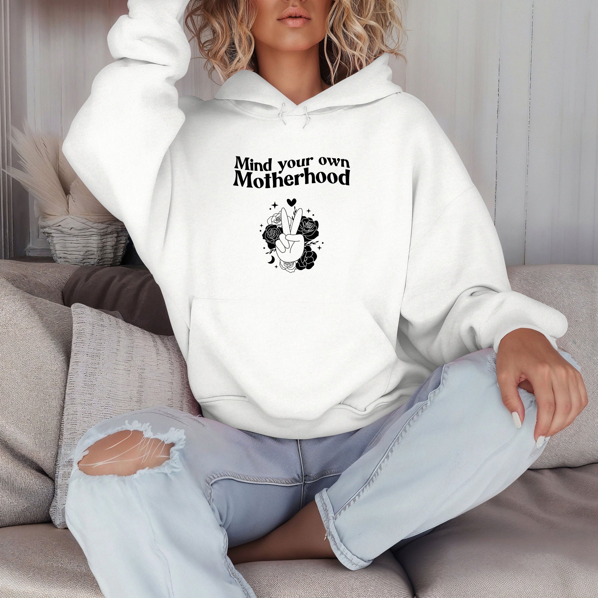 Mind your own Motherhood- Momtok- Mom hoodie- Mom aesthetic- mom casual- new mom- gift for moms- sassy mom- funny mom hoodie- unqiue hoodie