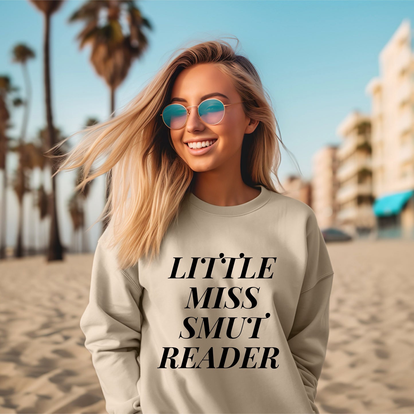 Little Miss Smut Reader sweatshirt- Booktok- book lover- Smut reader- romance reader- cozy hoodie- smut hoodie- gift for her- Smut lover