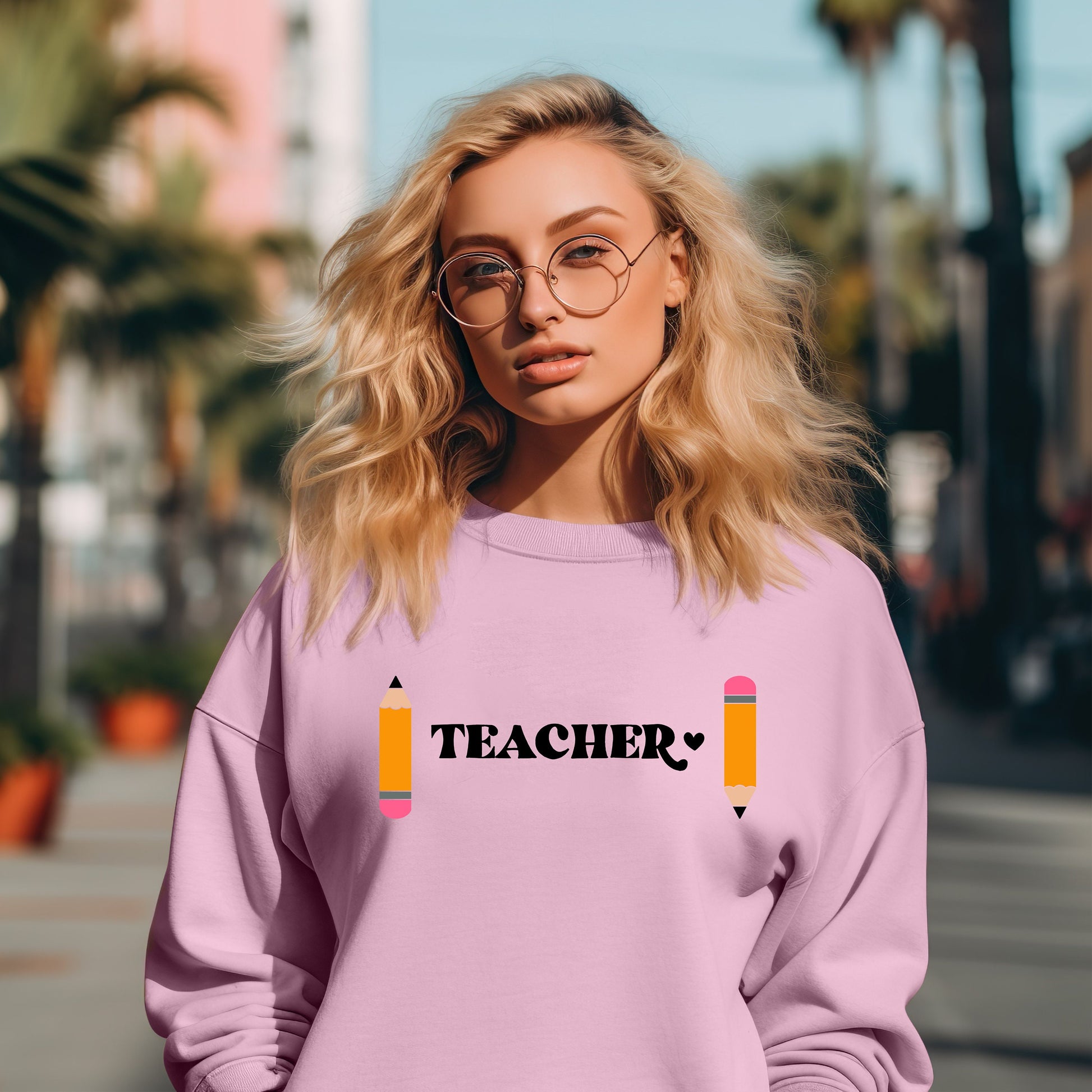 Teacher Sweatshirt- Teacher appreciation- Teaching assistant- Teaching tiny humans- Teacher casual wear- Gift for teacher- Best teacher